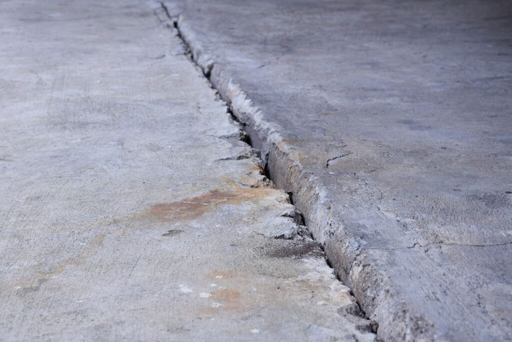 If your old concrete has major structural issues, overlay is not recommended