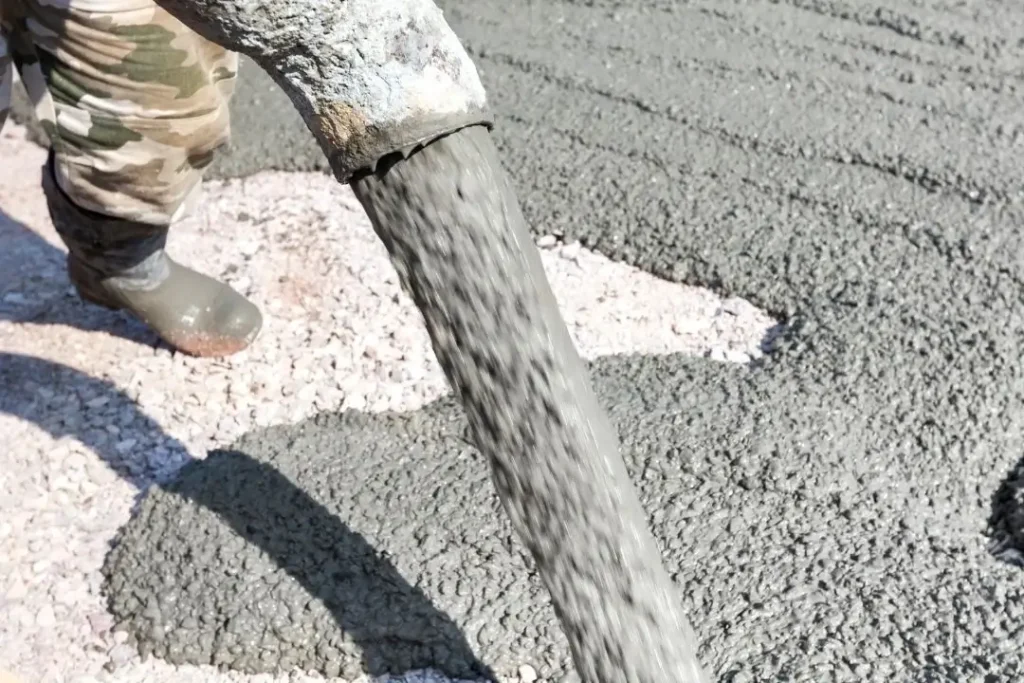 concrete pouring