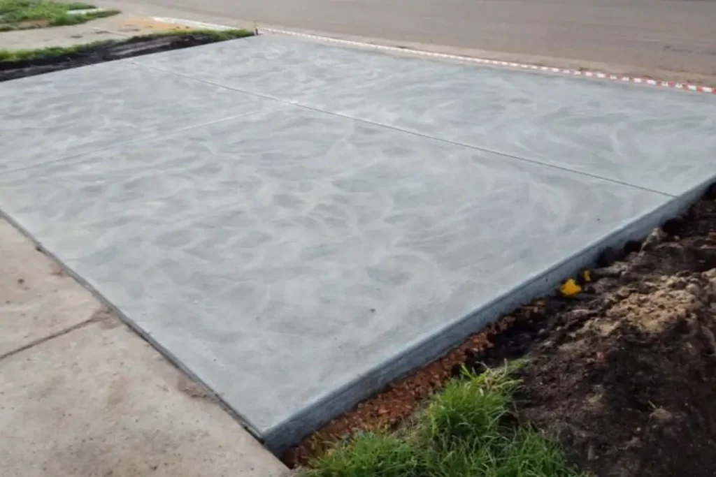 driveway crossover concreting