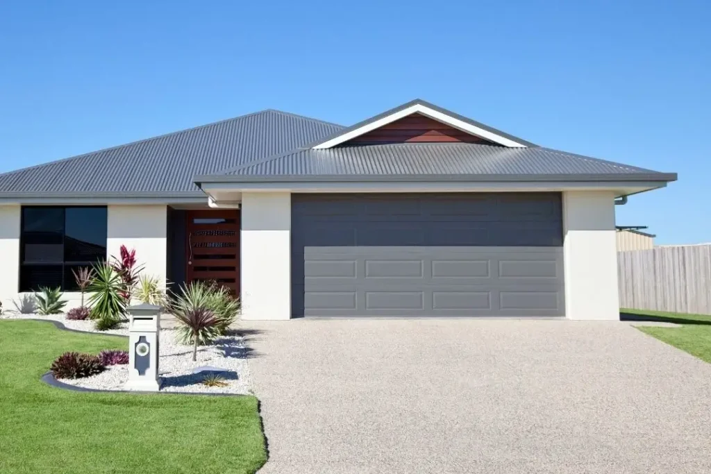 exposed agg finish on a concrete driveway