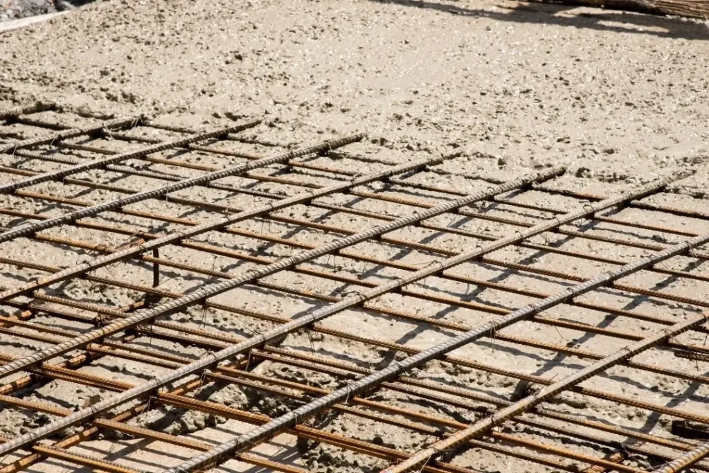 using reinforcement for concrete slab