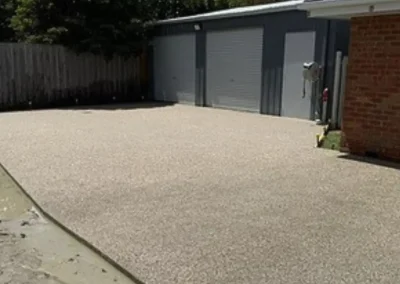 Endeavour Drive Ocean Grove Exposed Aggregate Driveway and Path