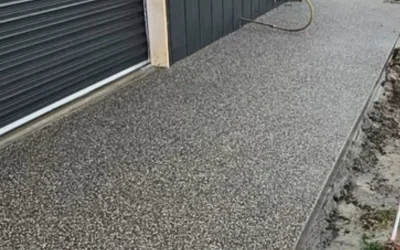 Modern Exposed Aggregate Pathways Highton