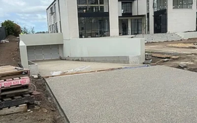 Modern Exposed Aggregate Driveway Curlewis